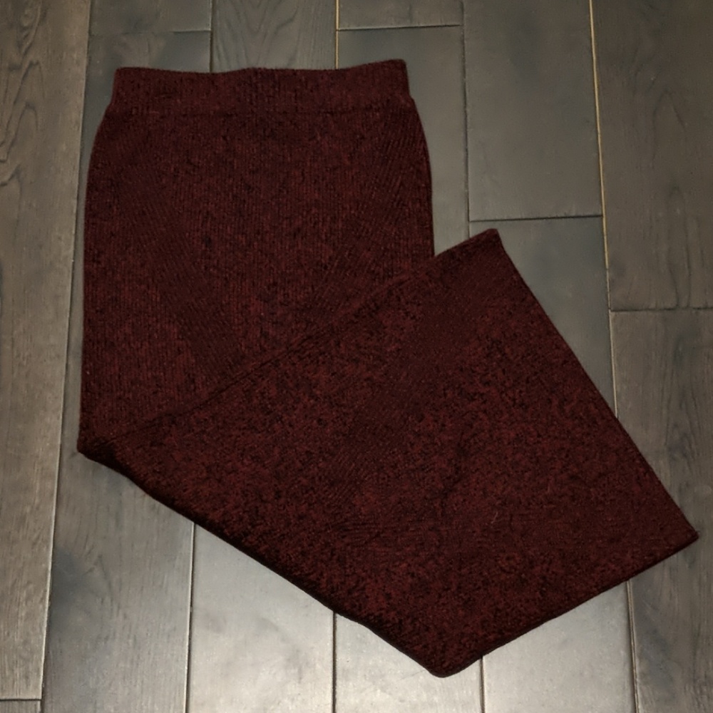 Maje knit midi skirt